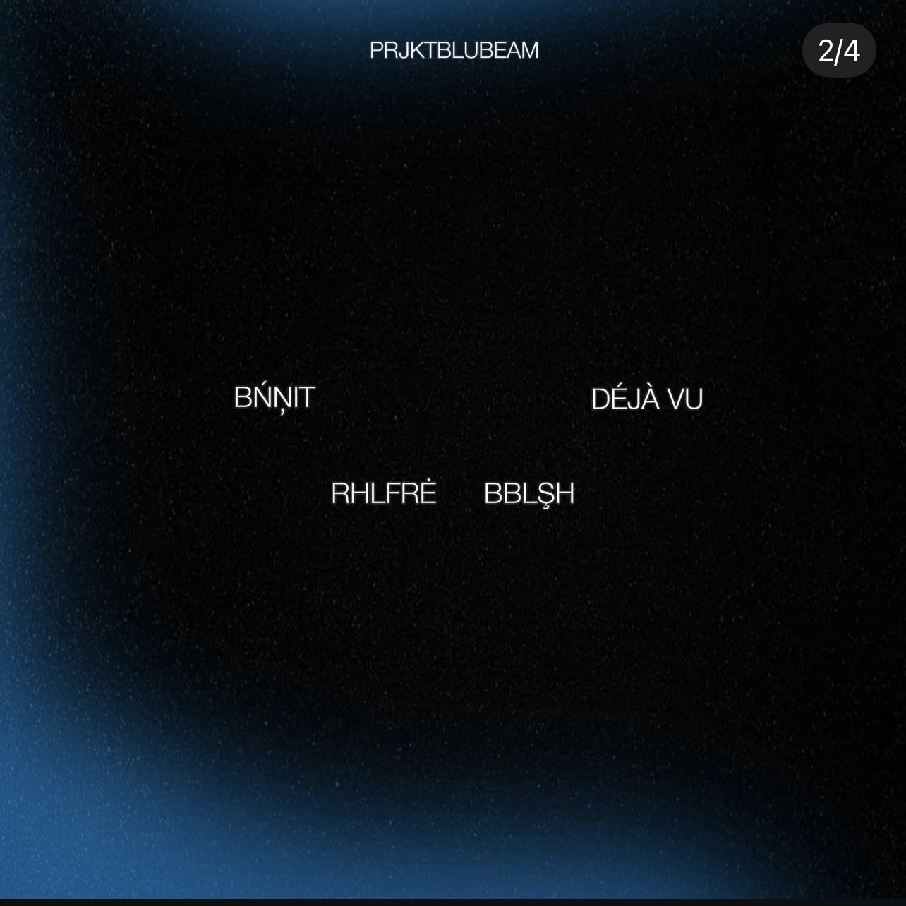 Cover for PRJKTBLUBEAM - Marwan Pablo