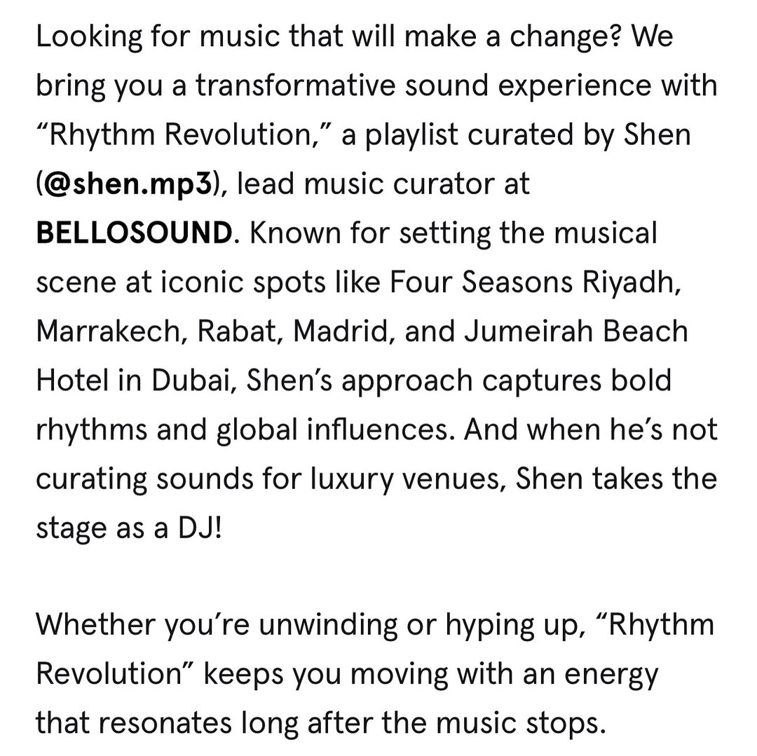 Recent playlist by @shen.mp3 for @khamsa5 highlighting his favorite politically driven records 💿