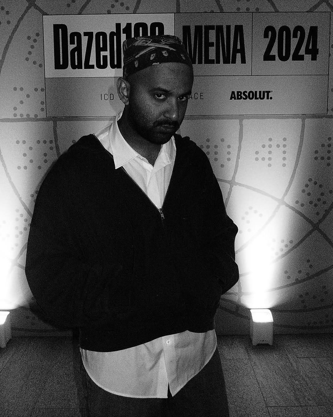 Portrait from @dazedmiddleeast’s Dazed MENA 100 Exhibition